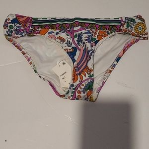 NWT Trina Turk size 4 bikini bottom bright colors
